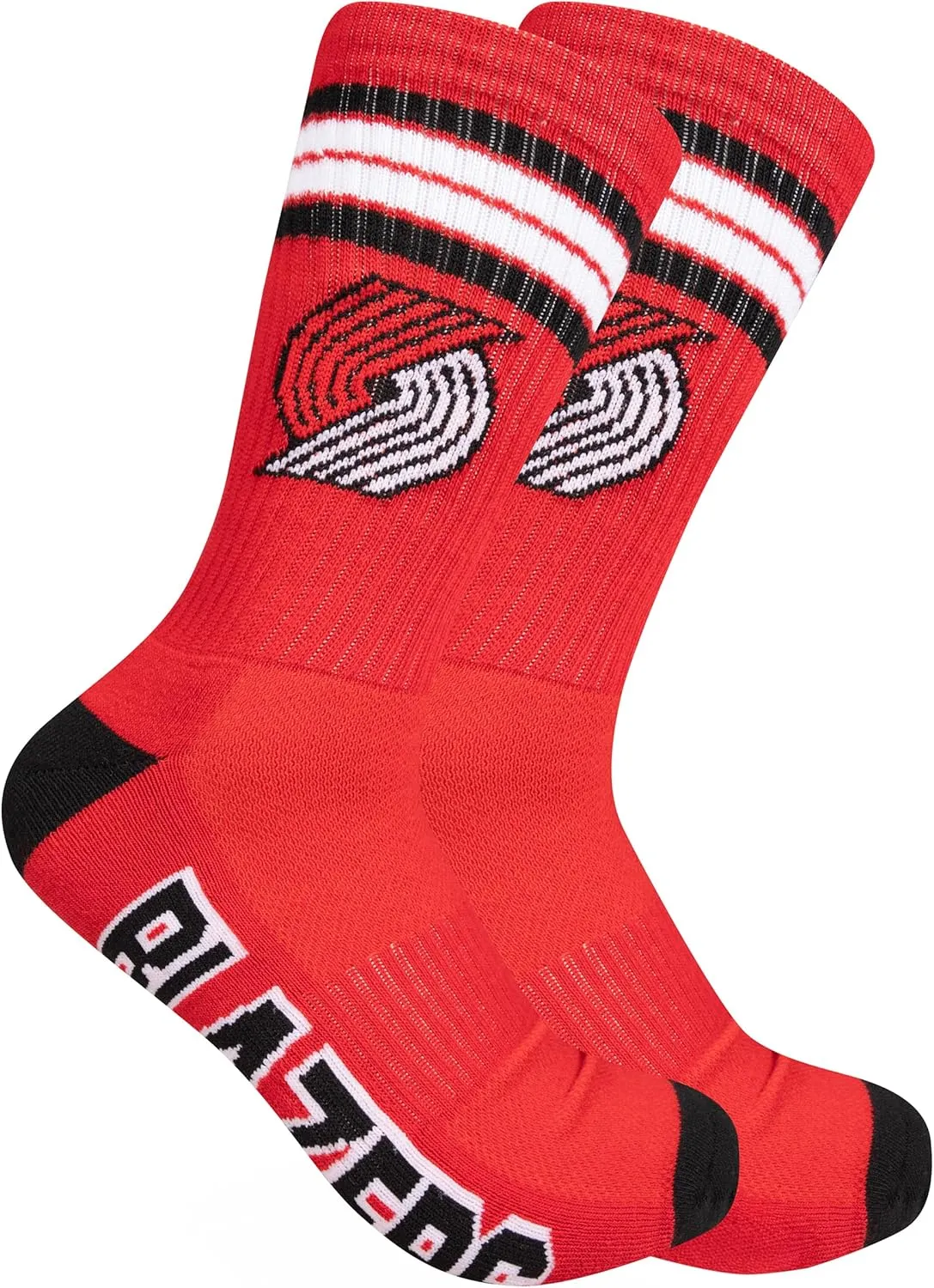 Ultra Game Men's NBA Official Athletic Cushioned Secure Fit Team Crew Socks-3 Pack