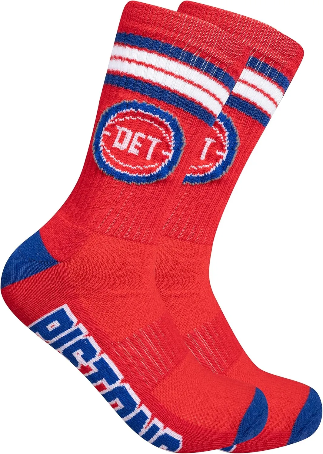 Ultra Game Men's NBA Official Athletic Cushioned Secure Fit Team Crew Socks-3 Pack