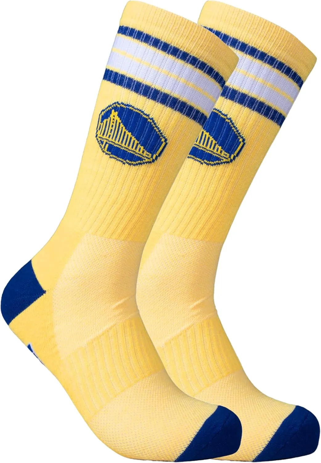 Ultra Game Men's NBA Official Athletic Cushioned Secure Fit Team Crew Socks-3 Pack