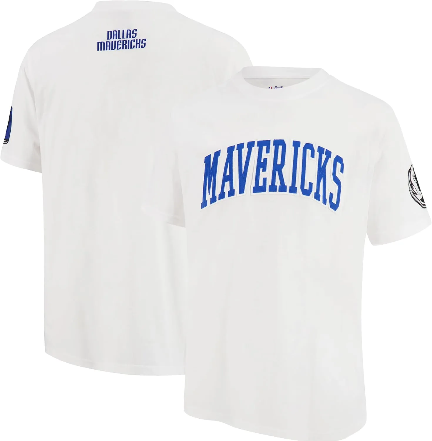 Ultra Game Men's NBA Official Embroidered Letters Super Soft T-Shirt