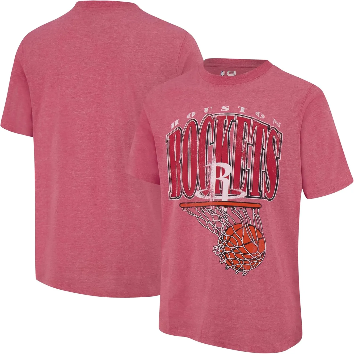 Ultra Game Men's NBA Official Hoops Short Sleeve T-Shirt