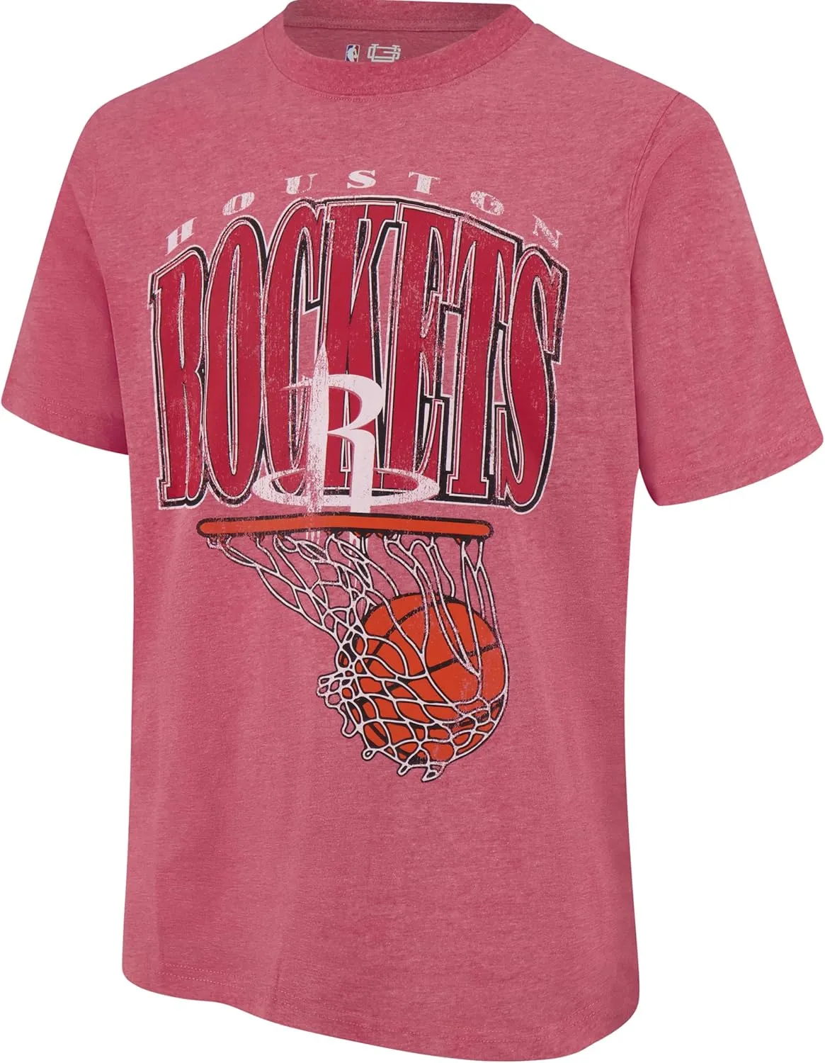 Ultra Game Men's NBA Official Hoops Short Sleeve T-Shirt