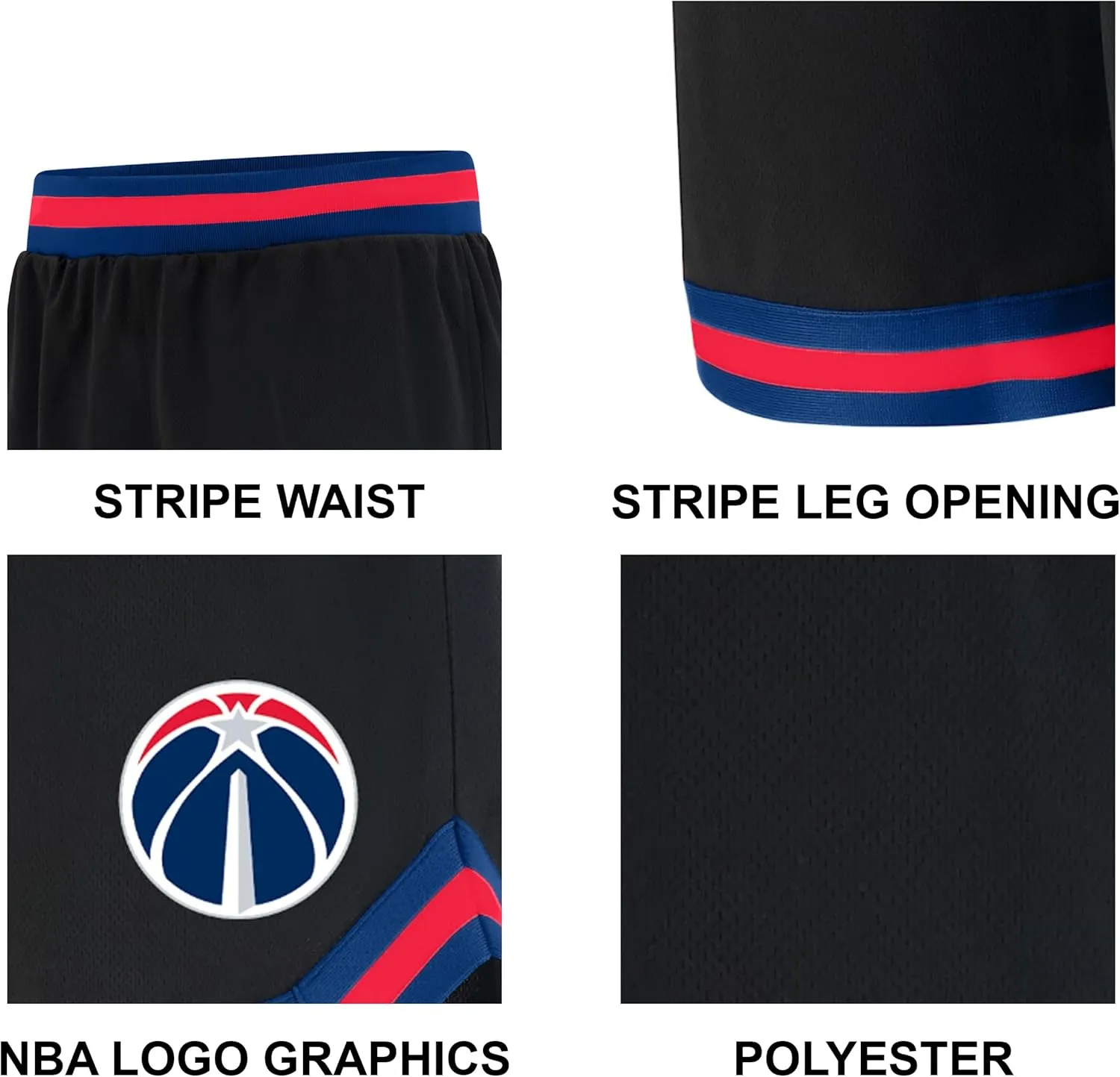 Ultra Game Men's NBA Official Soft Air Mesh Ultimate Basketball Shorts - OG Fit