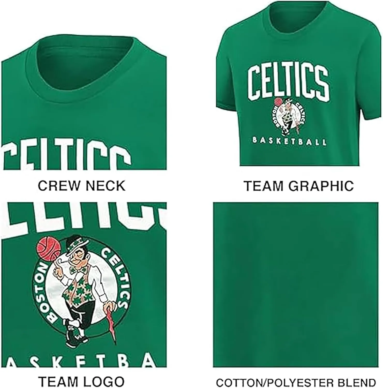 Ultra Game Men's NBA Official Teamster Short Sleeve T-Shirt