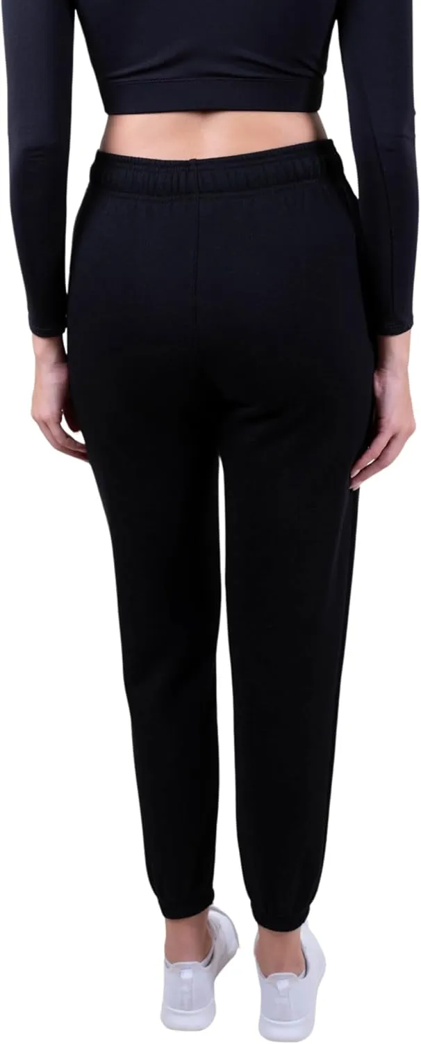 Ultra Game Women's NBA Official Super Soft Active Fleece Sweatpants Joggers