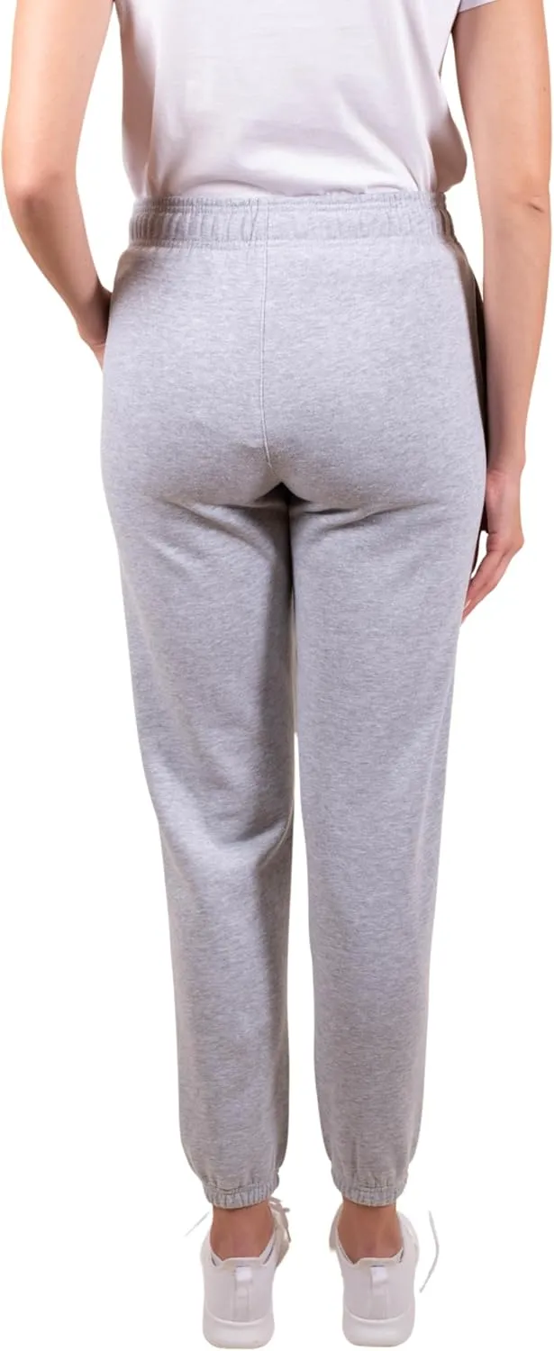 Ultra Game Women's NBA Official Super Soft Active Fleece Sweatpants Joggers