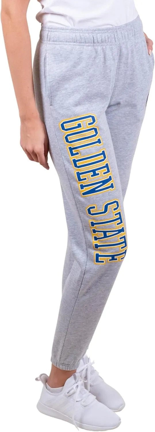 Ultra Game Women's NBA Official Super Soft Active Fleece Sweatpants Joggers