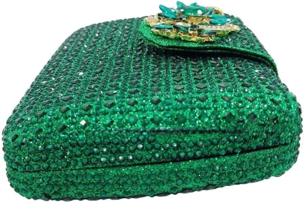 UMREN Sparkly Rhinestone Evening Clutch Purses for Women Crystal Clutch Diamond Handbag Wedding Party Shoulder Crossbody Bag