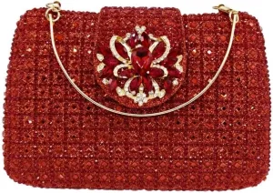 UMREN Sparkly Rhinestone Evening Clutch Purses for Women Crystal Clutch Diamond Handbag Wedding Party Shoulder Crossbody Bag