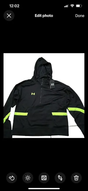 Under Armour Womens UA Storm Armour Fleece Hoodie - Water Repellent LG