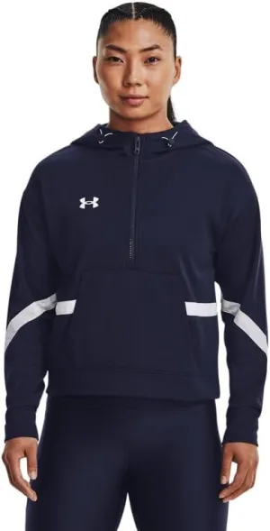 Under Armour Womens UA Storm Armour Fleece Hoodie - Water Repellent LGT Midnight Navy-white