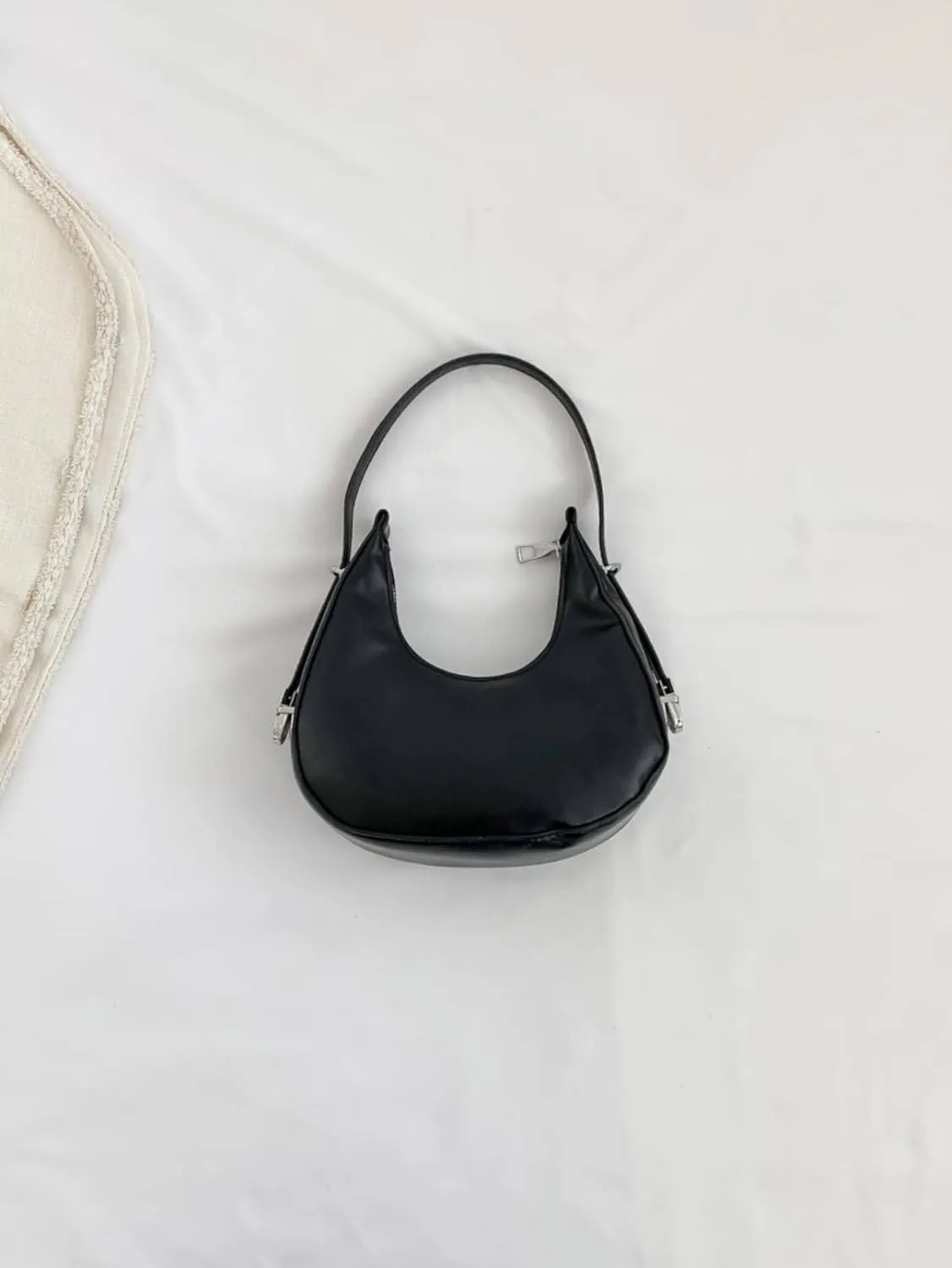 Verdusa Women's Rhinestone Hobo Shoulder Bag Leather Clutch Handbag Purses