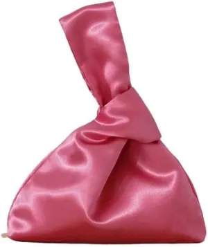 Verdusa Women's Satin Evening Bag Clutch Handbag Mini Purse Small Tote