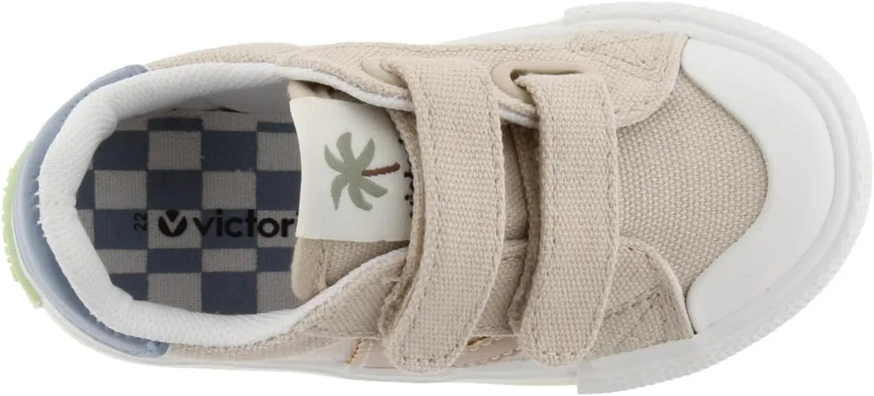 Victoria 1065189-KIDS Low Basketball Tribe Canvas & Contrast & Scratches Unisex Children's Low Trainers