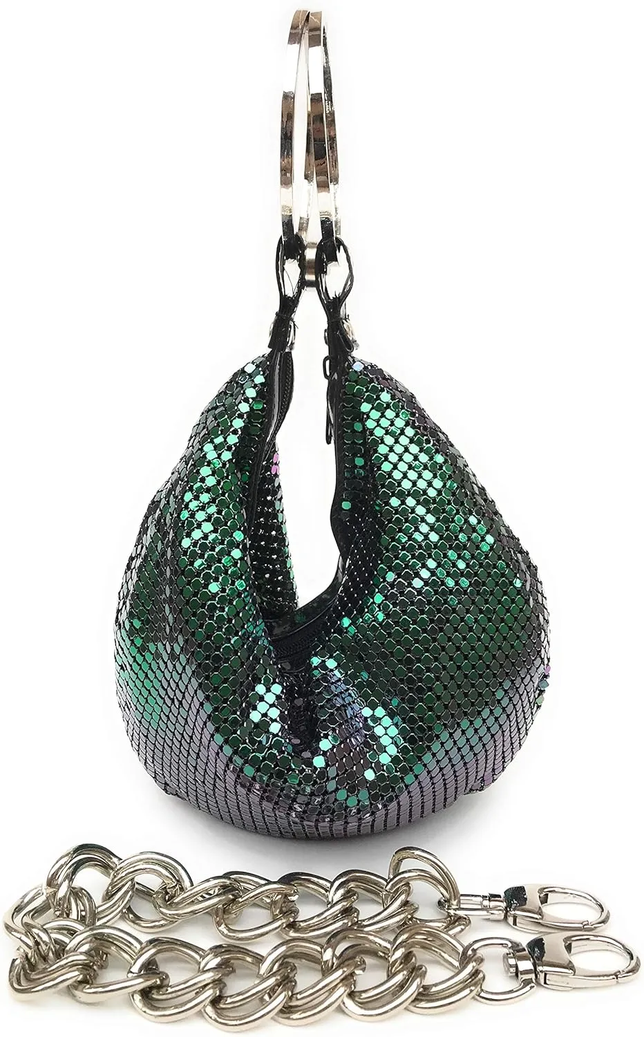 Vintage Evening Clutch Hobo Bag Wristlet Bucket Purse formal handbag for Party Wedding Prom Banquet