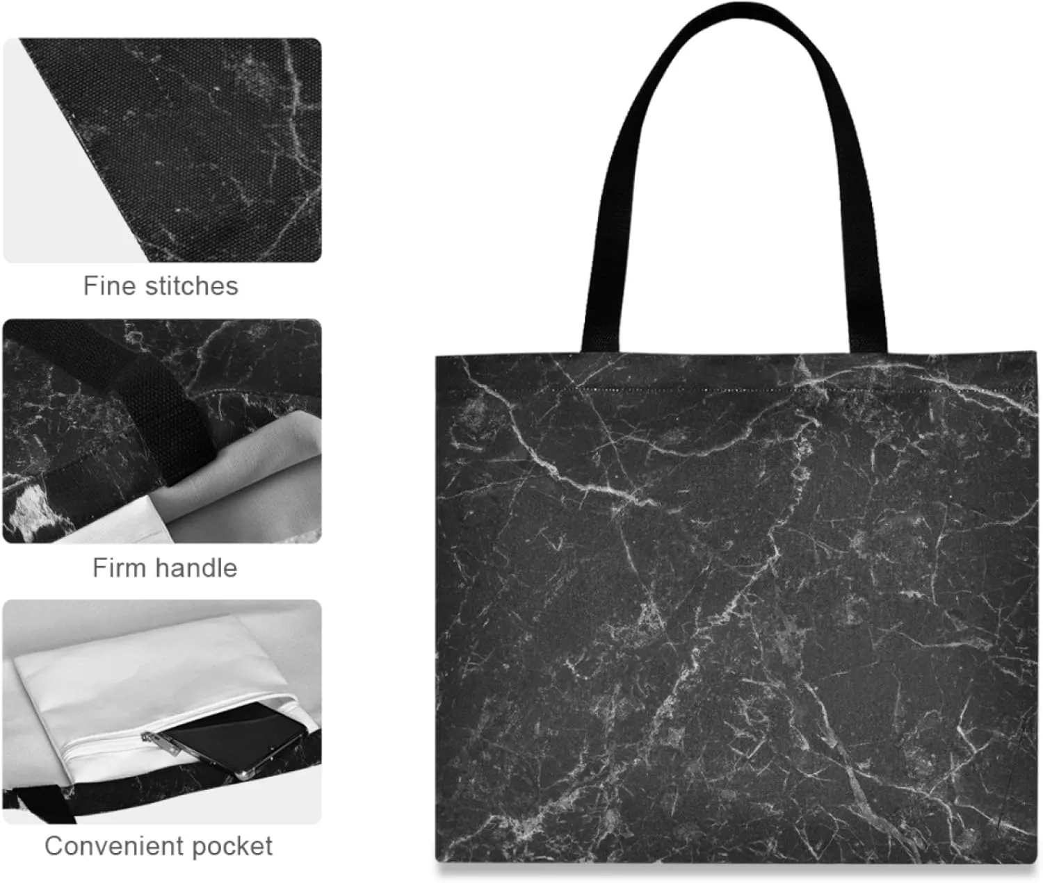 visesunny Fashion Floral Women Canvas Tote Bag Ladies Shopping Handbag