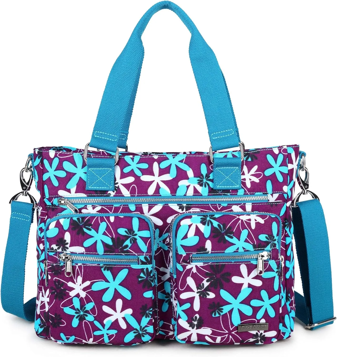Water Repellent Nylon Shoulder Handbag - Laptop Tote Briefcase Clinical Bag