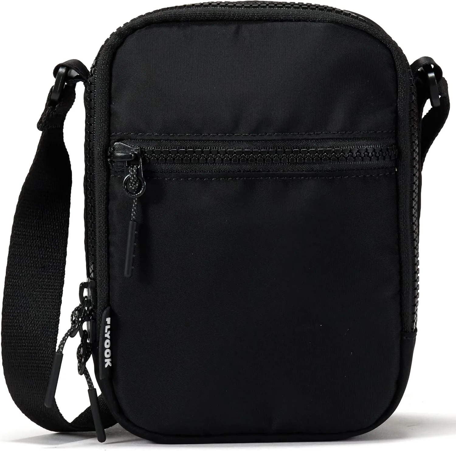 Water-Repellent Travel Crossbody Bag, Adjustable Strap, Fits Phone, Passport, Cards.