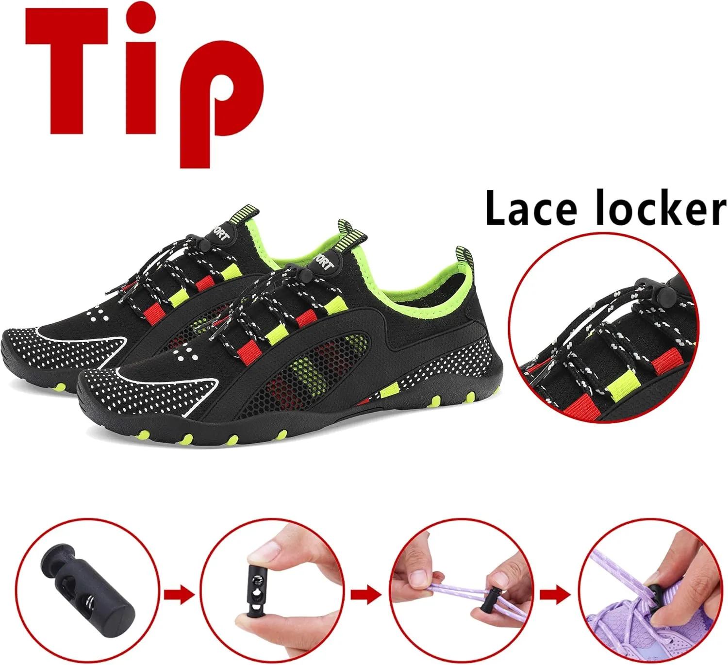 Water Shoes Mens Womens Quick Dry Barefoot Aqua Socks Diving Sports Shoes for Beach Swim Surf Pool Yoga Outdoor Trip