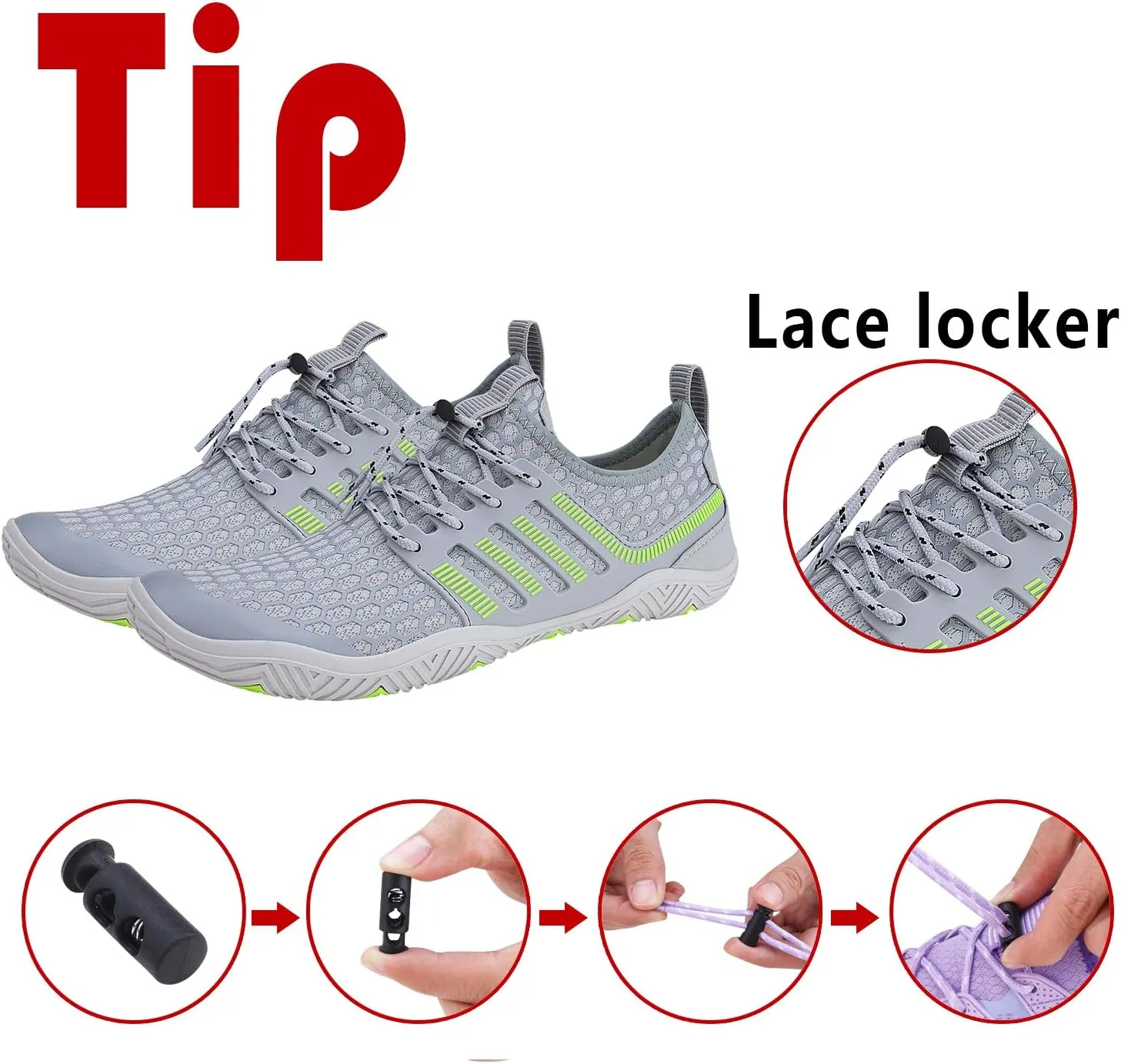 Water Shoes Mens Womens Quick Dry Barefoot Aqua Socks Diving Sports Shoes for Beach Swim Surf Pool Yoga Outdoor Trip