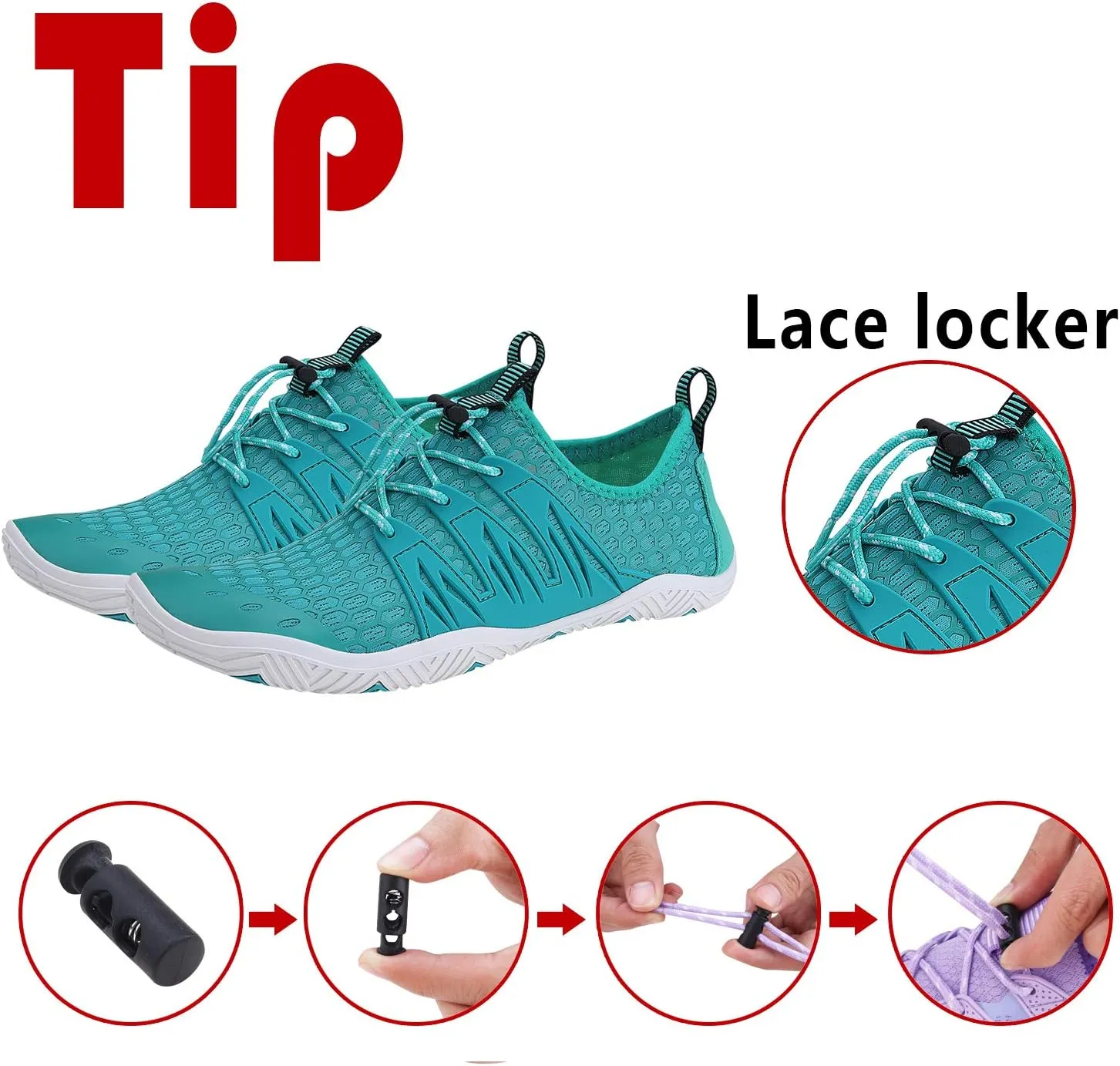 Water Shoes Mens Womens Quick Dry Barefoot Aqua Socks Diving Sports Shoes for Beach Swim Surf Pool Yoga Outdoor Trip