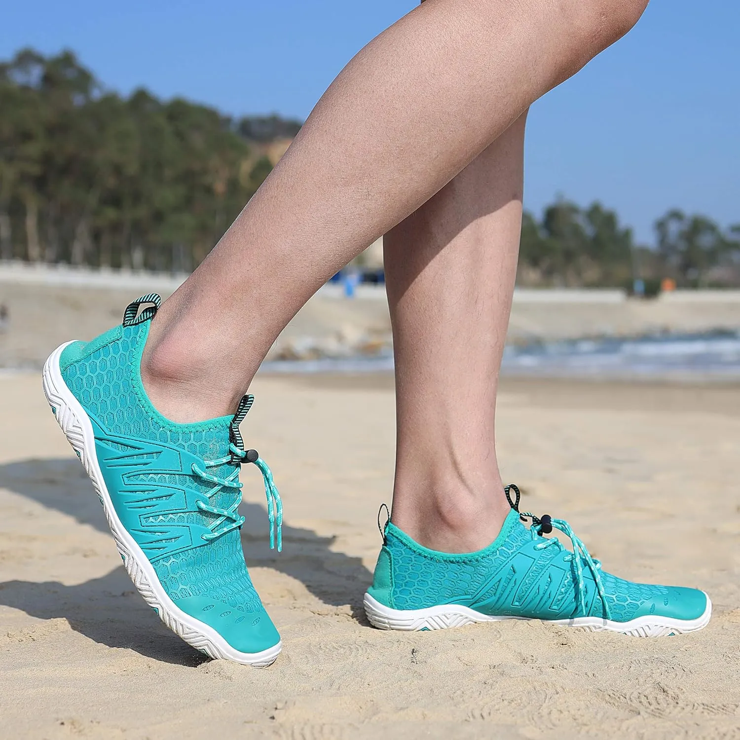 Water Shoes Mens Womens Quick Dry Barefoot Aqua Socks Diving Sports Shoes for Beach Swim Surf Pool Yoga Outdoor Trip