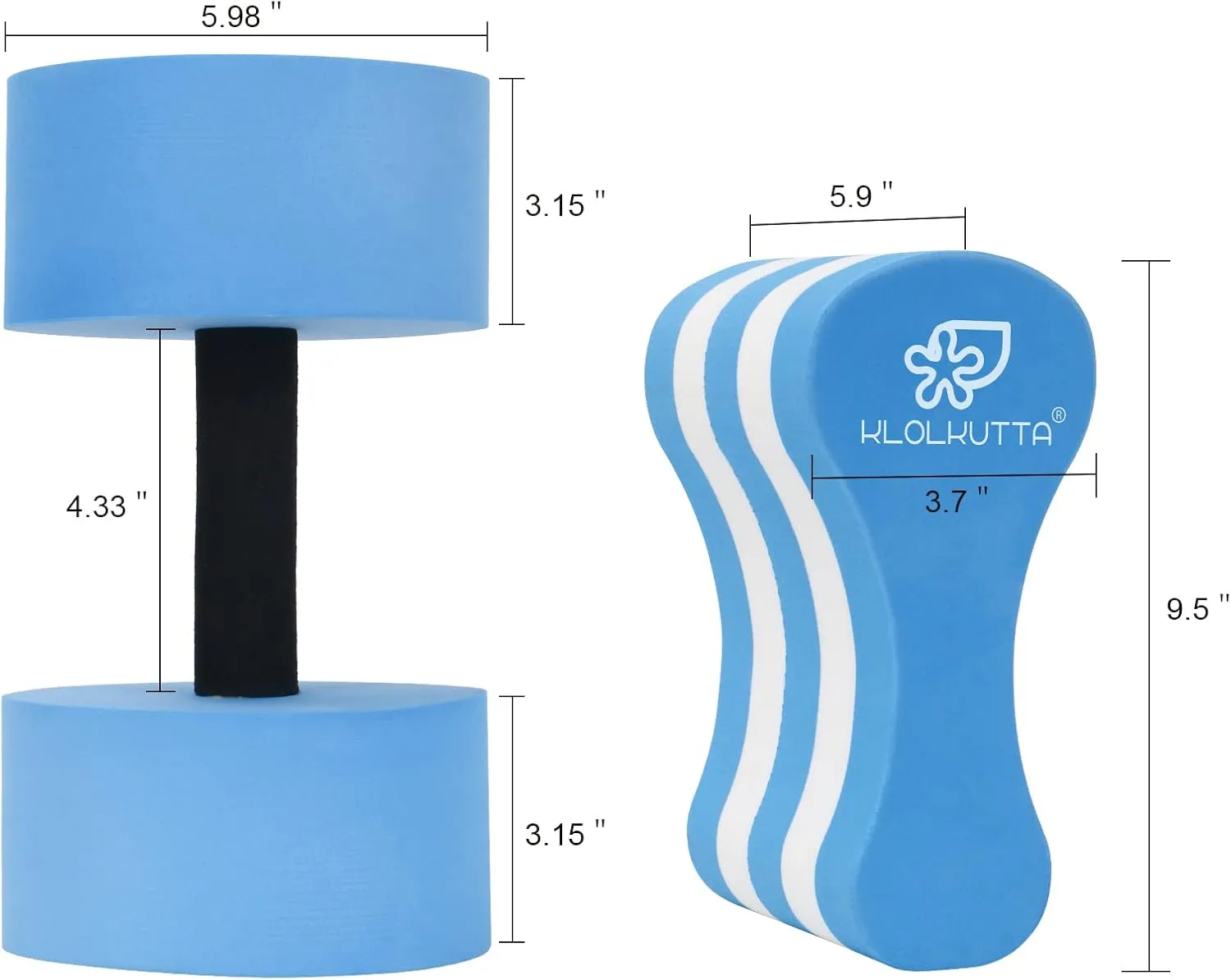 Water Weights Dumbbells Set, High-Density EVA-Foam Water Weight Pool Fitness,Aquatic Swim Belt,Resistance Gloves for Aqua Therapy