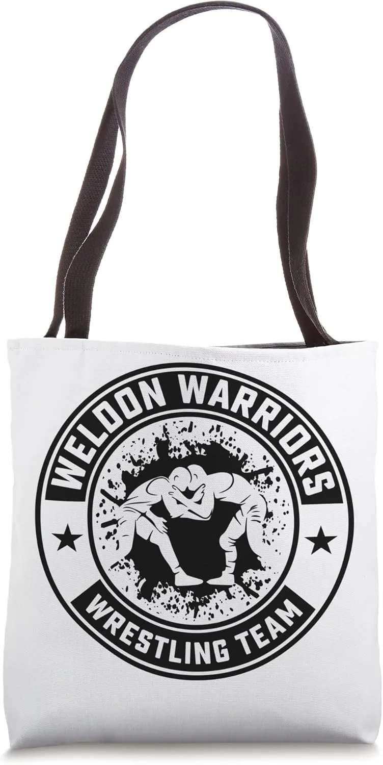 Weldon Warriors Wrestling Team 1 Color Tote Bag