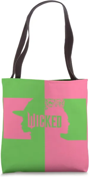 Wicked Elphaba & Glinda Silhouettes Tote Bag