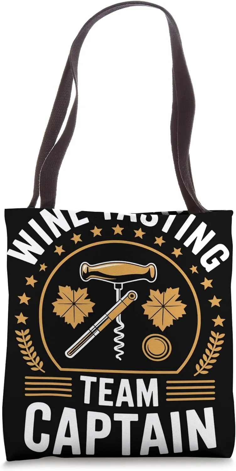 Wine Tasting Team Captain Sommelier Tote Bag