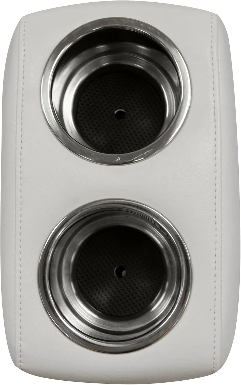 Wise 3059-784 Pontoon Double Drink Holder with Stainless Steel Cup Holders, White
