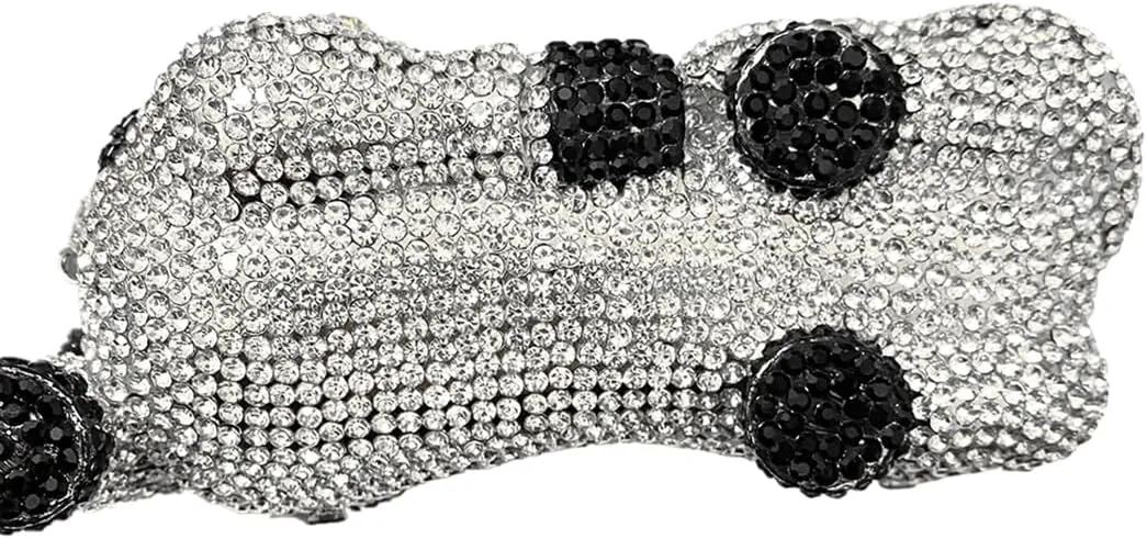 Women Luxury Horse Shape Crystal Evening Bag Chic Animal Clutch Rhinestone Diamond Purse Handbag for Party Prom