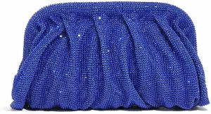 Women Rhinestone Clutch Purse Diamond Evening Bag Chain Handbag Ladies Dumpling Bag Wedding Party Purse