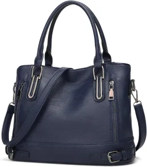 Women Tote Bag Handbags PU Leather Fashion Hobo Shoulder Bags with Adjustable Shoulder Strap