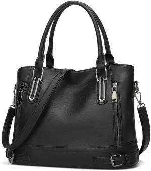 Women Tote Bag Handbags PU Leather Fashion Hobo Shoulder Bags with Adjustable Shoulder Strap