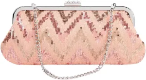 Womens Dazzling Paillette Clutch Evening Bag
