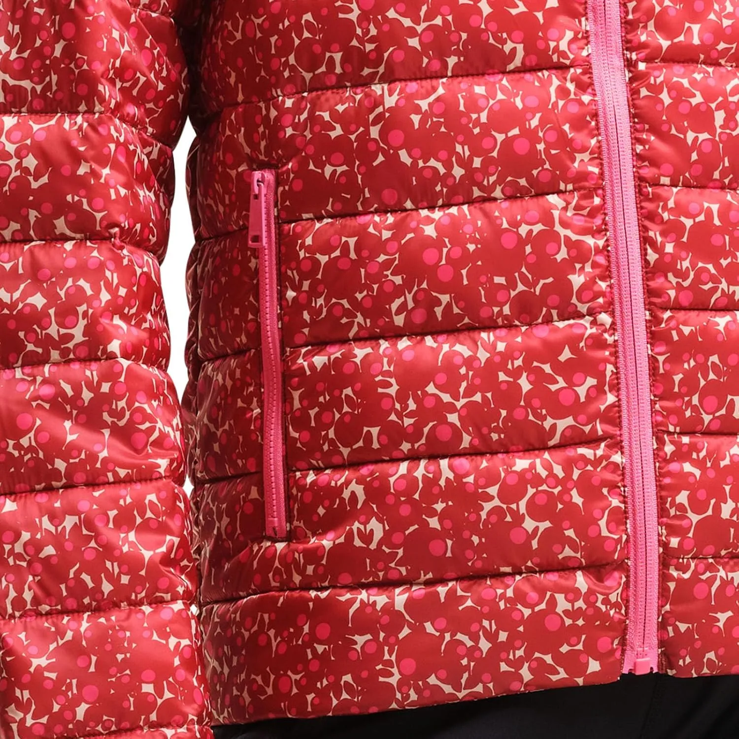 Womens Orla Kiely Printed Baffled Water-Repellent Padded Jacket