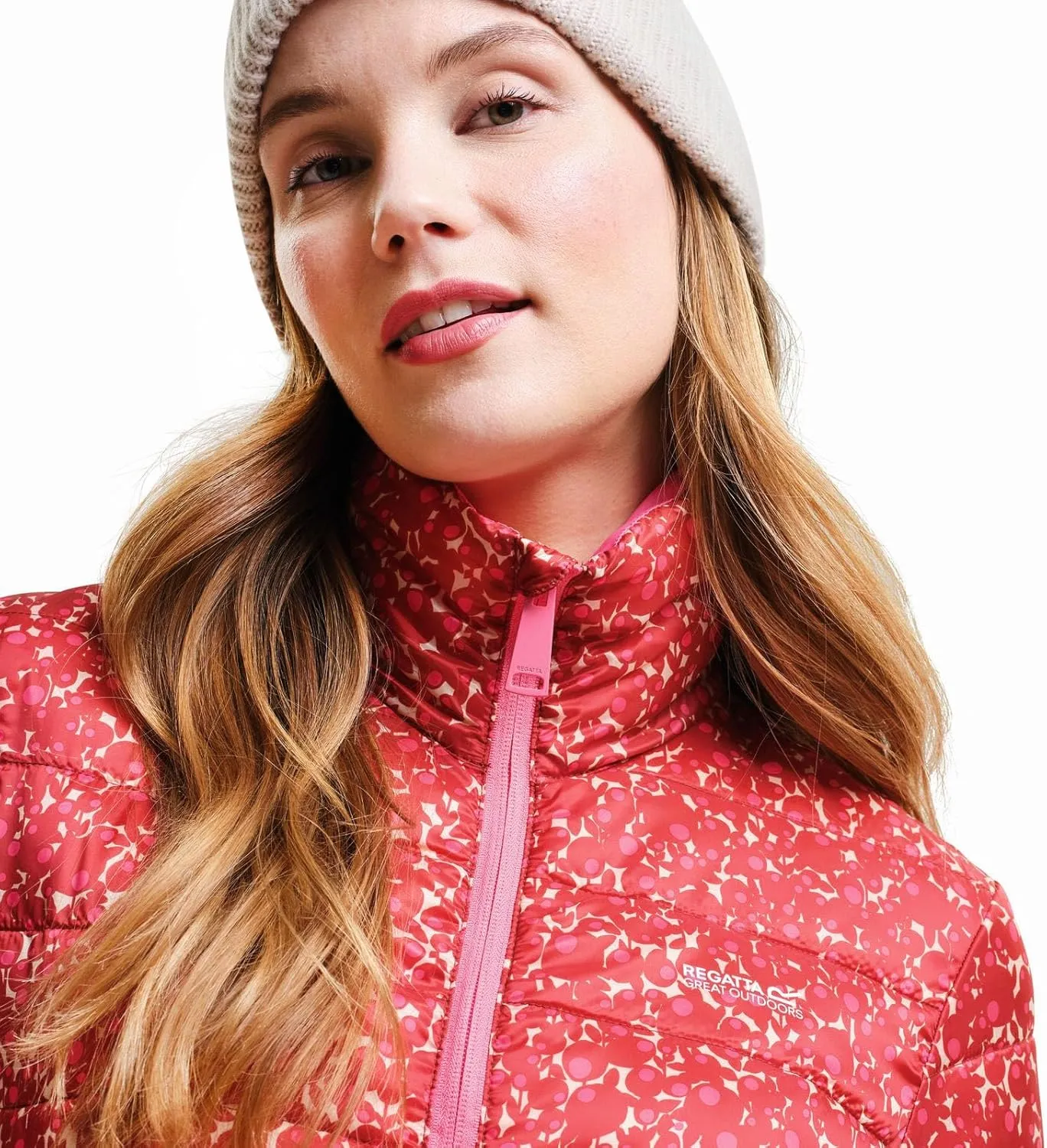 Womens Orla Kiely Printed Baffled Water-Repellent Padded Jacket