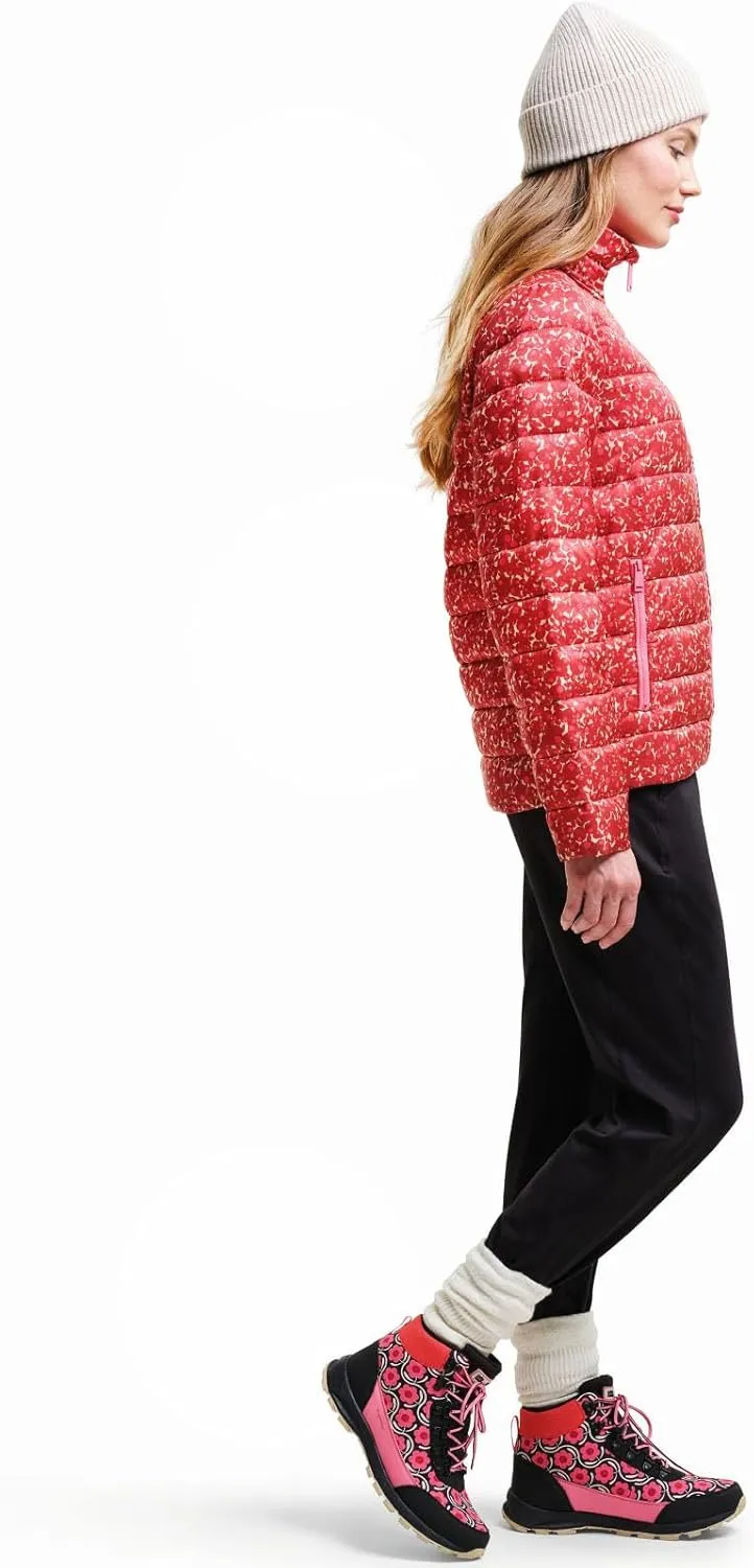 Womens Orla Kiely Printed Baffled Water-Repellent Padded Jacket