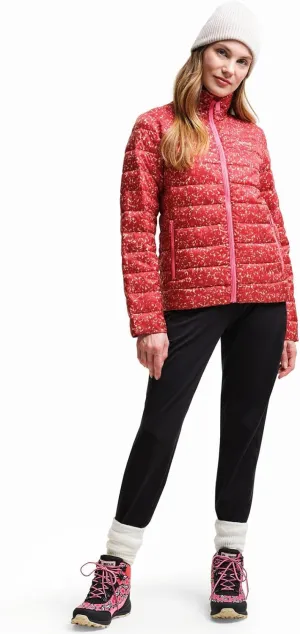 Womens Orla Kiely Printed Baffled Water-Repellent Padded Jacket