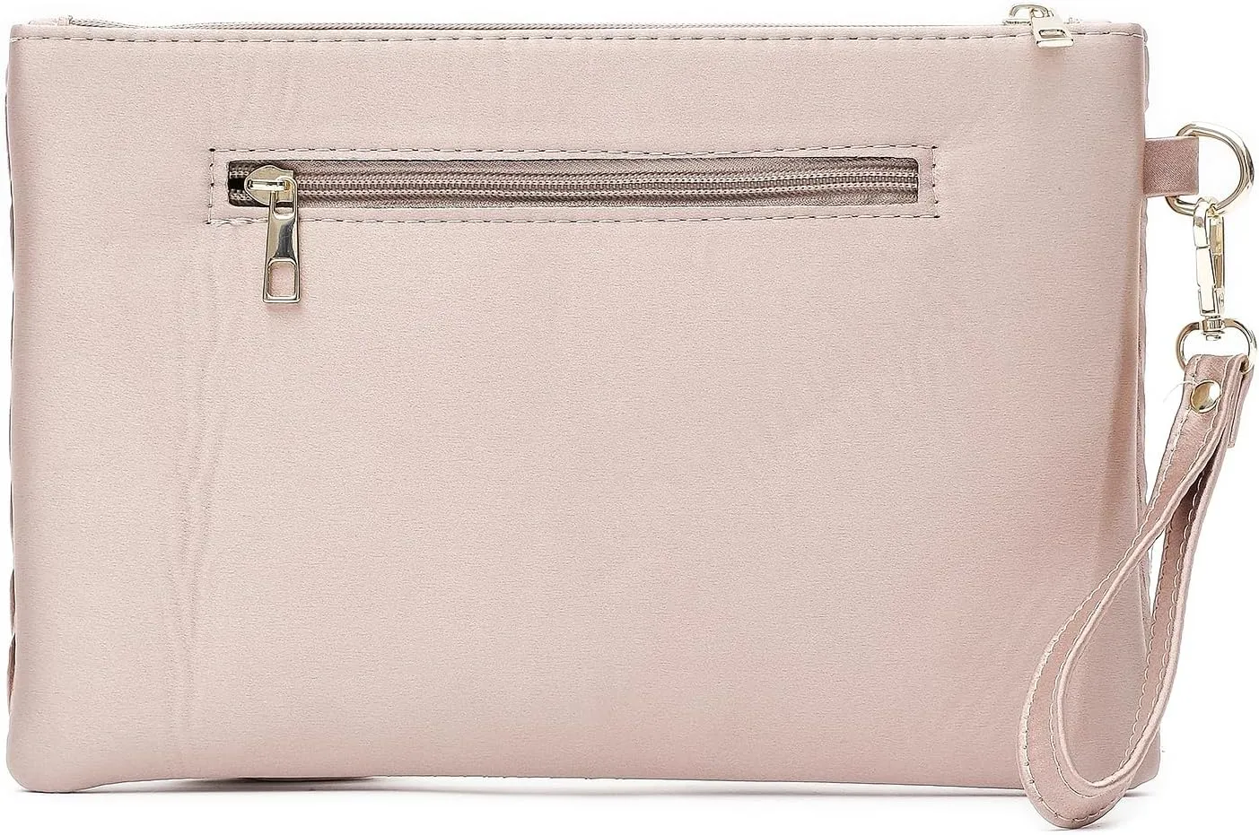 Women's Small Clutch Bag with Wrist Strap Evening Formal Party Wedding Guest Cocktail Prom Clutch Handbag