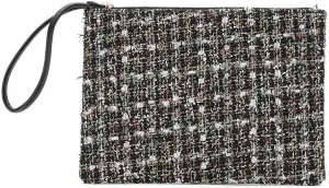 Women's Small Clutch Bag with Wrist Strap Evening Formal Party Wedding Guest Cocktail Prom Clutch Handbag