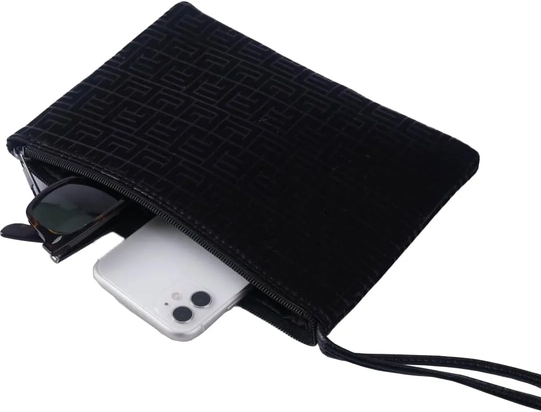 Women's Small Clutch Bag with Wrist Strap Evening Formal Party Wedding Guest Cocktail Prom Clutch Handbag