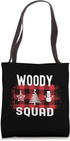 WOODY Proud Family Reunion Last Name Christmas Squad Tote Bag