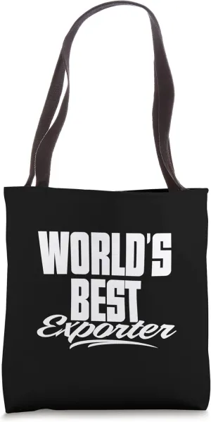 World's Best Exporter, Job Title Profession Tote Bag