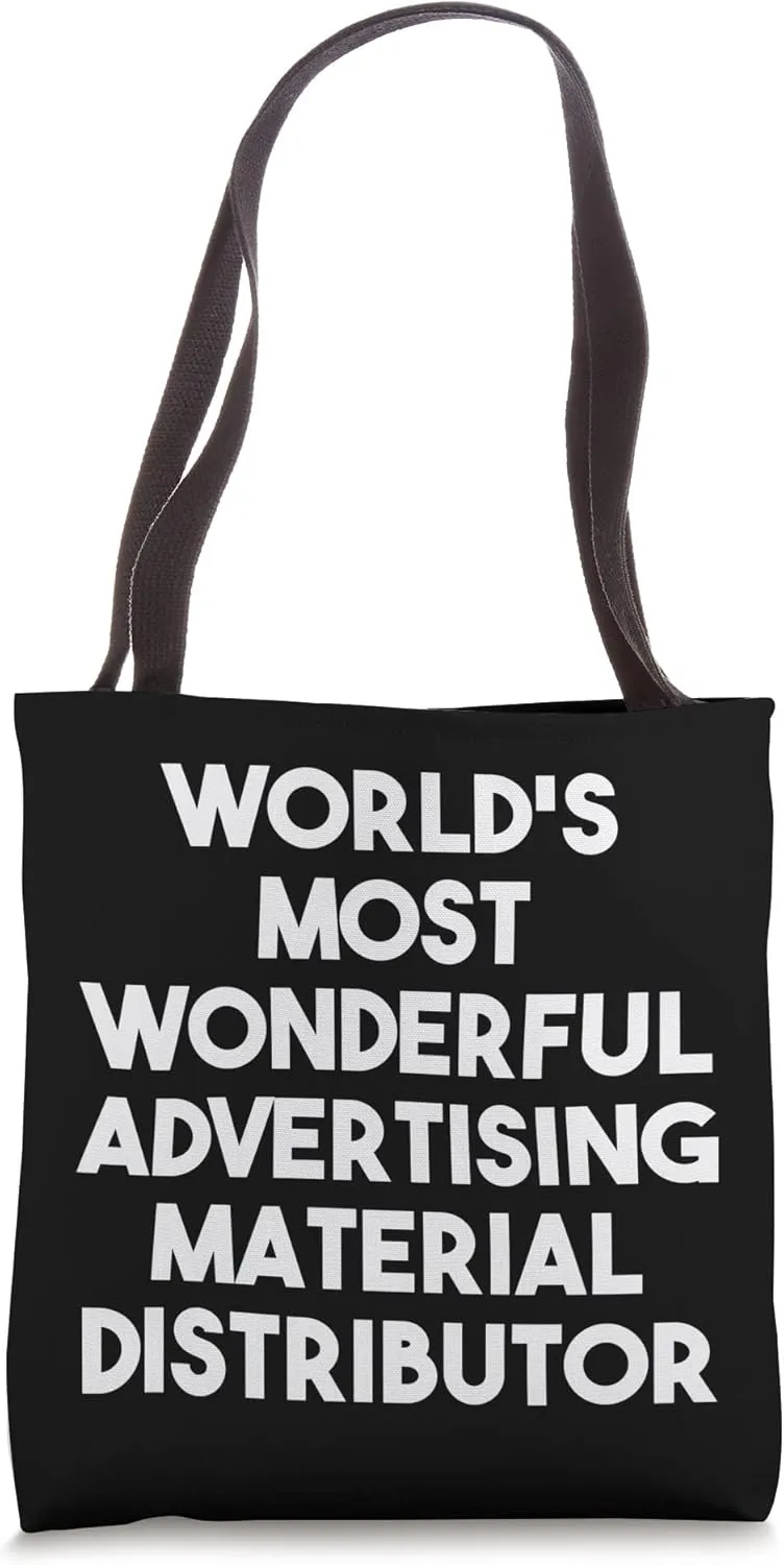 World's Most Wonderful Advertising Material Distributor Tote Bag