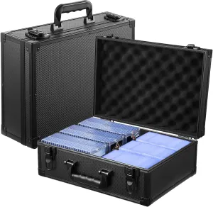 WOT I Trading Card Storage Box | Holds 600  Toploaders | Sports Card Storage Case for 3x4” Rigid or Magnetic Card Holders/Sleeved Cards | Card Holder Box for Top Loader