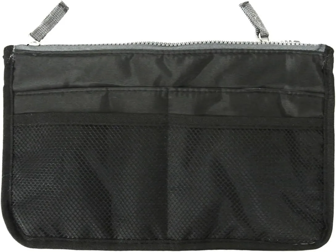 Wrapables® Unisex Bag Insert Organizer, Travel Bag Organizer - Black