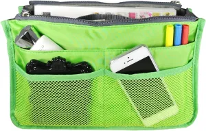 Wrapables® Unisex Bag Insert Organizer, Travel Bag Organizer - Green