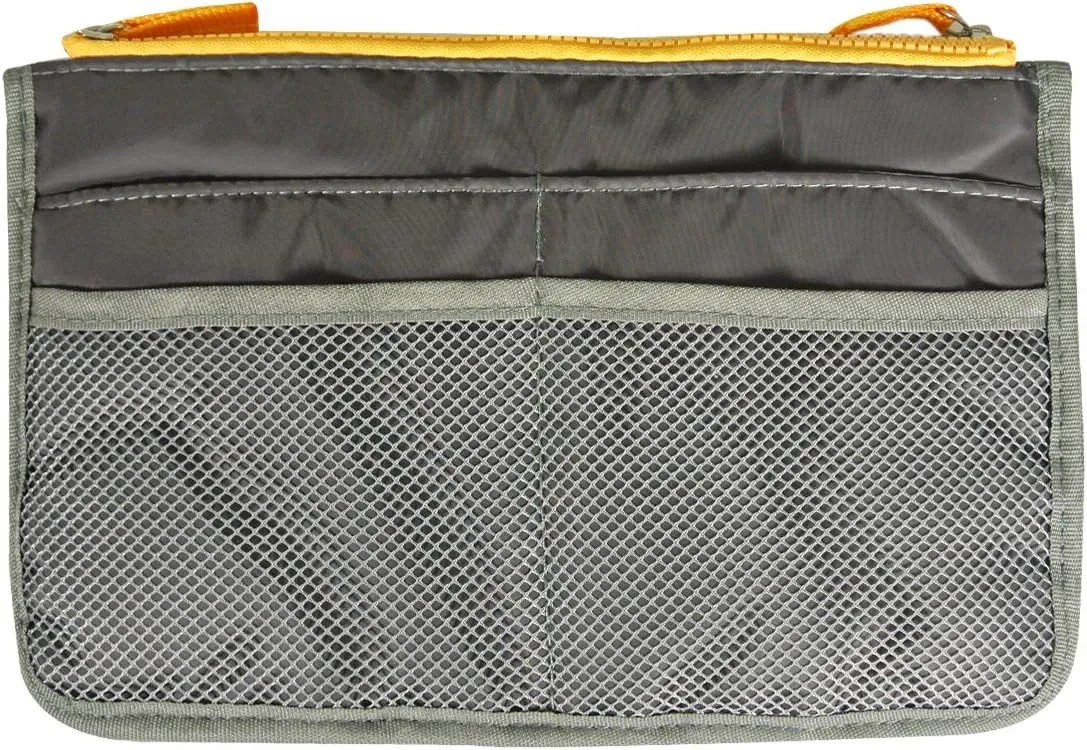 Wrapables® Unisex Bag Insert Organizer, Travel Bag Organizer - Grey
